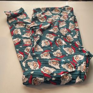 LulaRoe tc2 santa leggings
